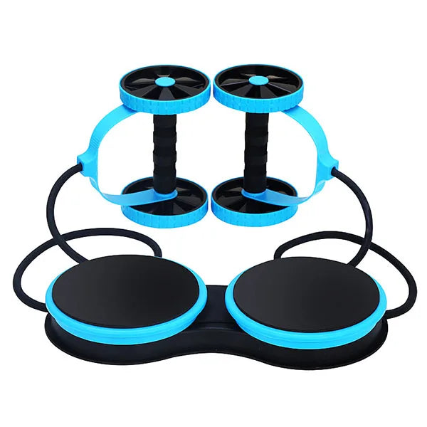 Ab Roller Wheel - Double Power Trainer for Gym, Arm, Waist, Leg & Abdominal Muscle Fitness Exercise - Image 2