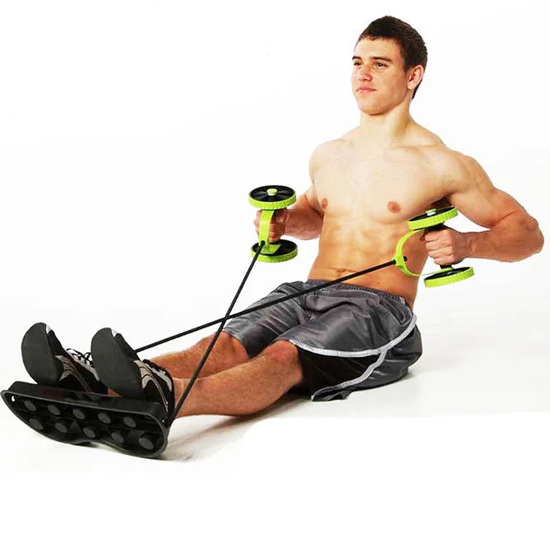 Ab Roller Wheel - Double Power Trainer for Gym, Arm, Waist, Leg & Abdominal Muscle Fitness Exercise - Image 7
