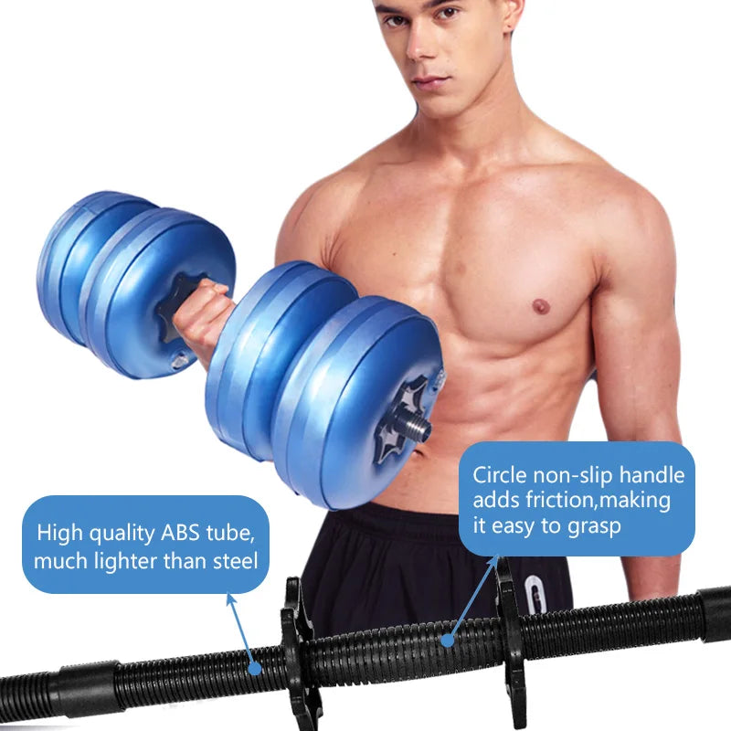 Deiris Adjustable Water-Filled Travel Dumbbell Set (1-35 KG) - Portable Fitness Weights for Home Gym Training - Image 14
